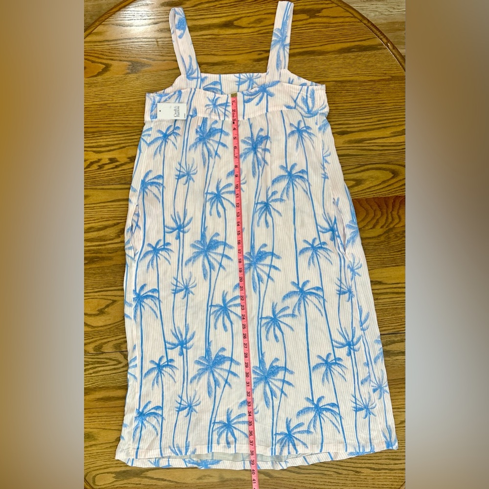 pajamas pjs Palm-Print Chemise nightgown Sleeveless size XL - Picture 16 of 16